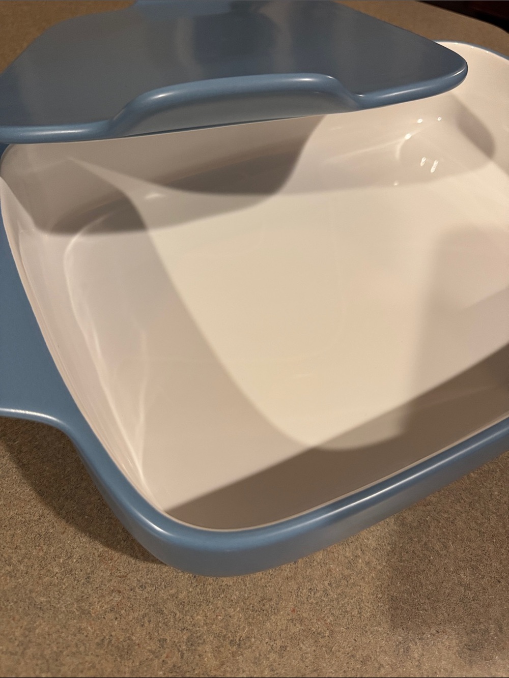 Kitchenaid blue 9x13 with lid! Glass!